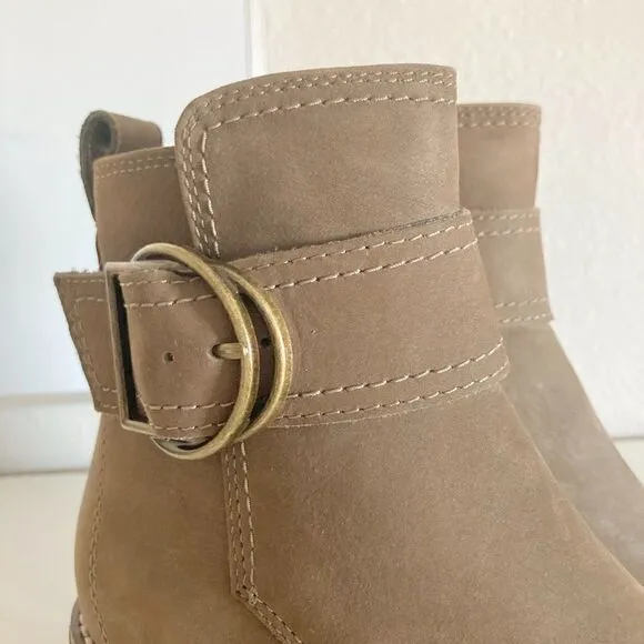 Blondo Women's Dahlia Waterproof Boots Sand Suede size 6 NWOT