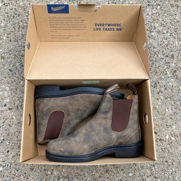 Blundstone 1306 Chelsea Dress Boot Women's Rustic Brown