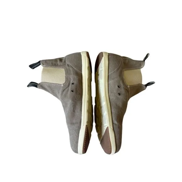 Blundstone Chelsea Pull On Canvas Men's Ankle Boots size UK 9.5 US 10.5 Tan
