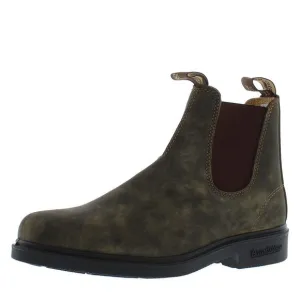 BLUNDSTONE UNISEX DRESS SERIES 1306 CHELSEA BOOTS FOR MEN AND WOMEN, WIDE C