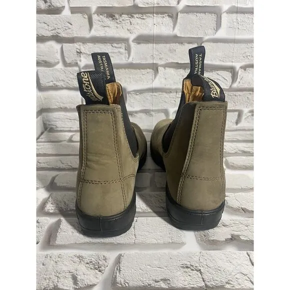 Blundstone Womens 1941 Chelsea Fashion Boots Stone Nubuck Size 6.5‎