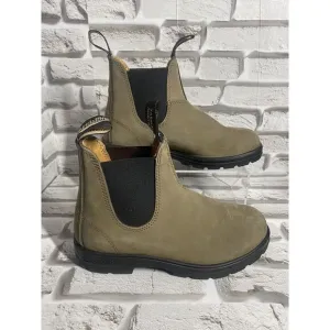 Blundstone Womens 1941 Chelsea Fashion Boots Stone Nubuck Size 6.5‎