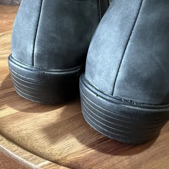 Blundstone Women's 7.5 1971 Chelsea Boots Leather Rustic Black Gray Shoes