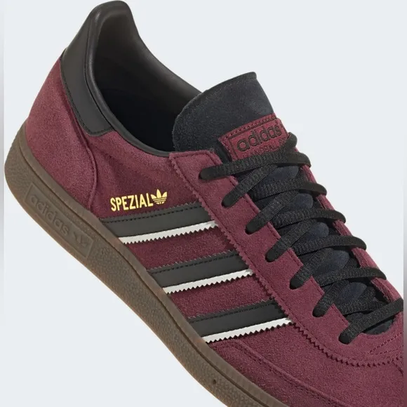 BNIB! Adidas Originals Handball Spezial Men’s 10.5 Shoes Maroon/Black IG6184