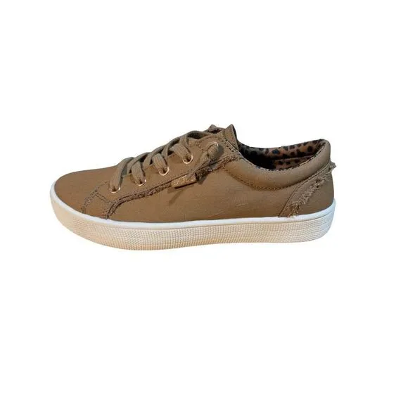 BOBS Shoes Womens 6 Brown Chestnut B Extra Cute Sneakers Skechers Memory Foam