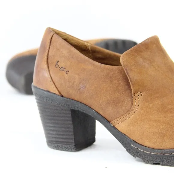 BOC Bootie Women Leather Shoes Slip on Shoe Boot B.O.C sz 7