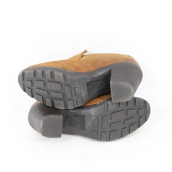 BOC Bootie Women Leather Shoes Slip on Shoe Boot B.O.C sz 7