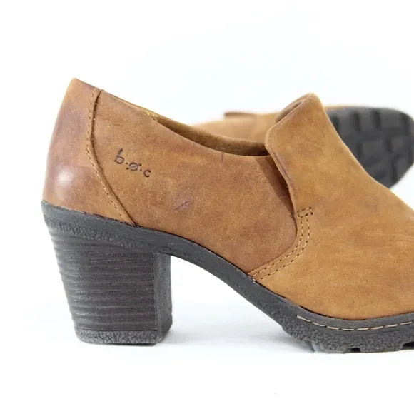 BOC Bootie Women Leather Shoes Slip on Shoe Boot B.O.C sz 7