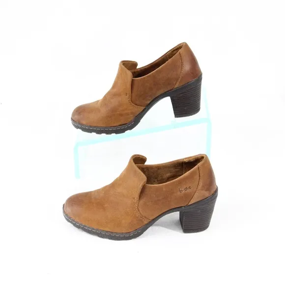 BOC Bootie Women Leather Shoes Slip on Shoe Boot B.O.C sz 7