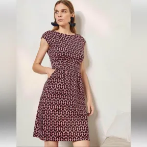 Boden Florrie Floral Tile Dress | 10 NWOT