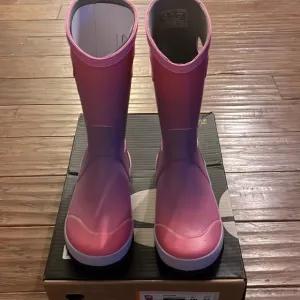 Bogs Kids Rain Boots Ombre Pink/Rose Multi Youth Size 5