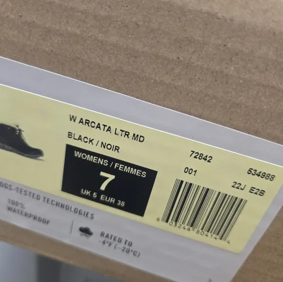 Bogs Women's Size 7 Arcata Dash Waterproof Boots Black New