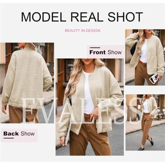 Bomber Jackets for Women Spring Fashion 2025 Cute Jacquard Coats