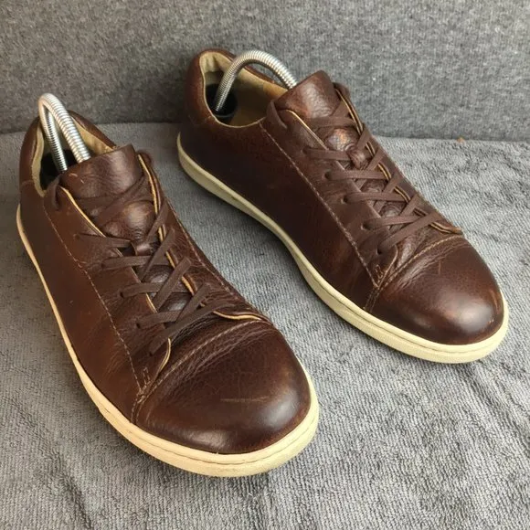 Born Allegheny II Brown Leather Lace-up Shoes Sneakers Mens Sz 9.5 Oxblo…