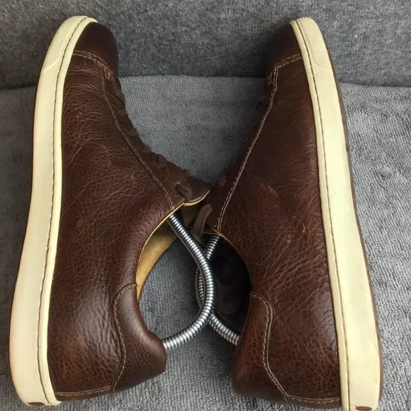 Born Allegheny II Brown Leather Lace-up Shoes Sneakers Mens Sz 9.5 Oxblo…