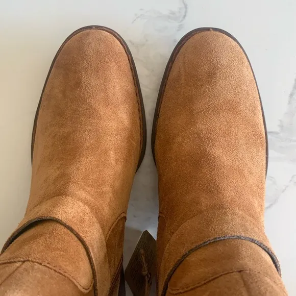 Born Tori Suede Leather Ankle Boots Women’s Size 9.5 NWT