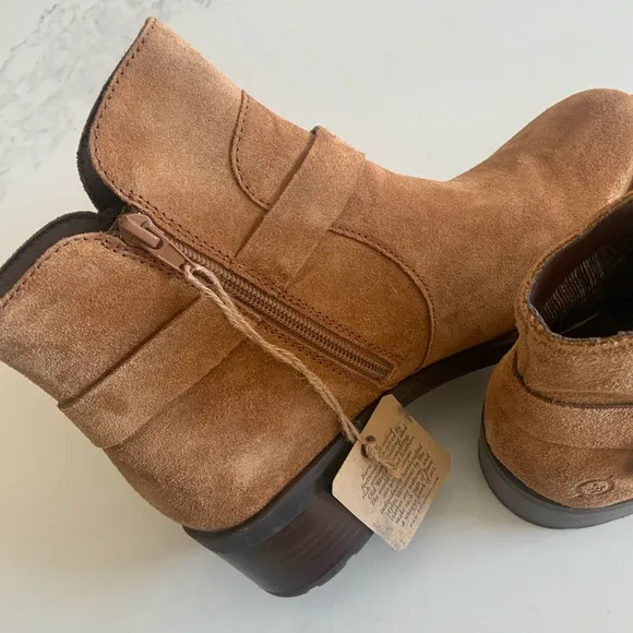 Born Tori Suede Leather Ankle Boots Women’s Size 9.5 NWT