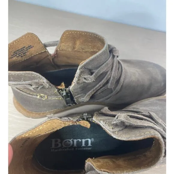Born Women's Tarkiln brown leather boots 7.5