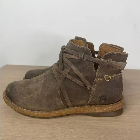 Born Women's Tarkiln brown leather boots 7.5