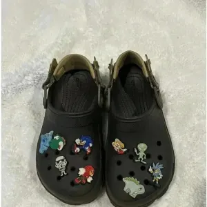 Boys Crocs Iconic Classic Comfort Youth‎ Size 4 Black Shoes