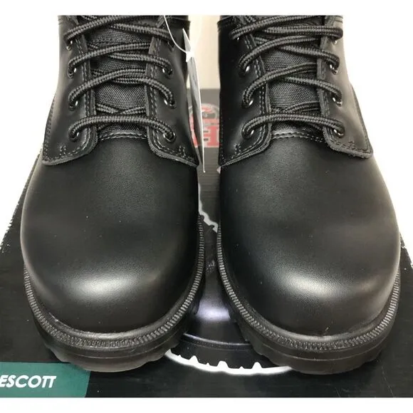Brahma Escott Men's Soft Toe 6&quot; Black Work Boot Slip &amp; Oil Resistant Size 8.5W