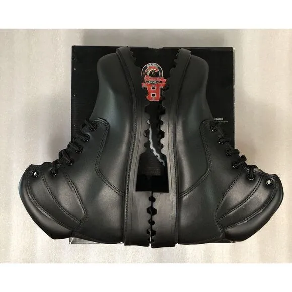 Brahma Escott Men's Soft Toe 6&quot; Black Work Boot Slip &amp; Oil Resistant Size 8.5W