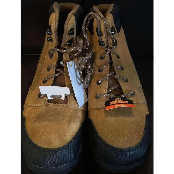 Brahma Men's Alpha Waterproof 6&quot; Steel Toe Work Boots