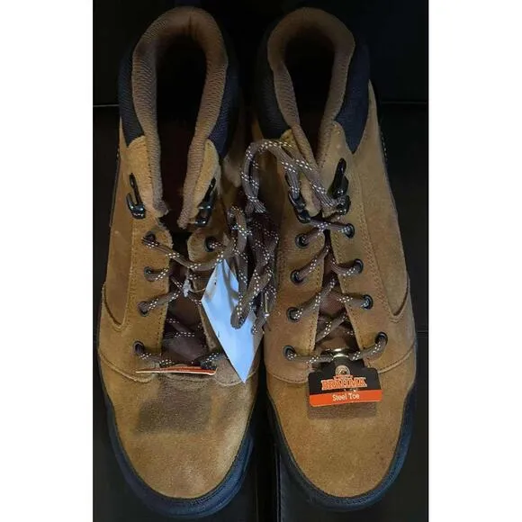 Brahma Men's Alpha Waterproof 6&quot; Steel Toe Work Boots