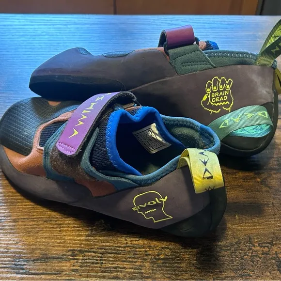 Brain Dead x evolv x Ashima climbing shoes