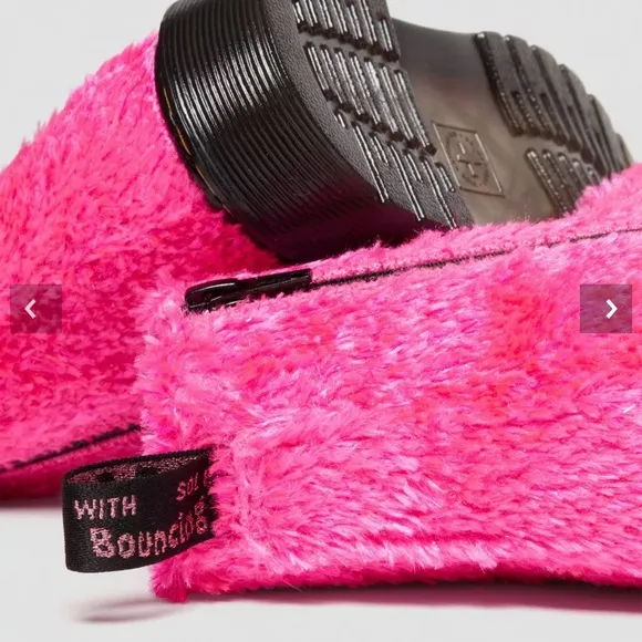 Brand New Dr. Martens Junior 1460 Tinsel Faux Fur Boot