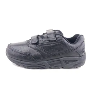Brooks Addiction Black Leather Walking Shoes 9.5 EE
