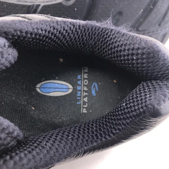 Brooks Addiction Black Leather Walking Shoes 9.5 EE