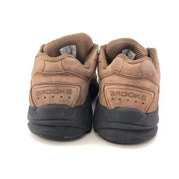 Brooks Addiction Brown Leather Walking Shoes 11 EE