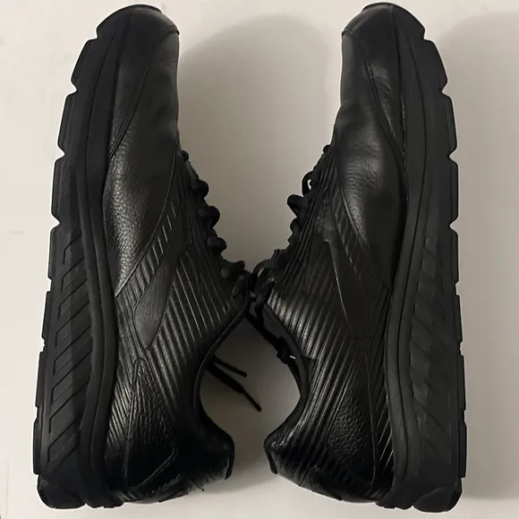 BROOKS Addiction Walker 2 Men’s Shoes Size 13 D Black Leather tennis athletic