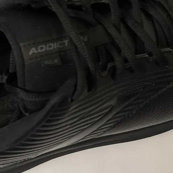 BROOKS Addiction Walker 2 Men’s Shoes Size 13 D Black Leather tennis athletic