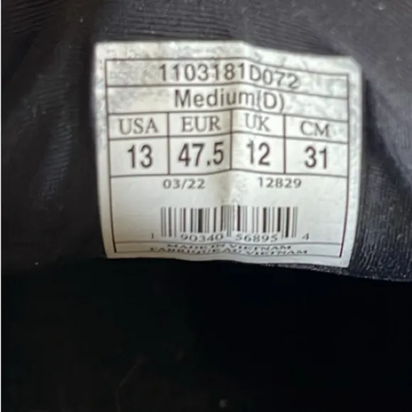 BROOKS Addiction Walker 2 Men’s Shoes Size 13 D Black Leather tennis athletic