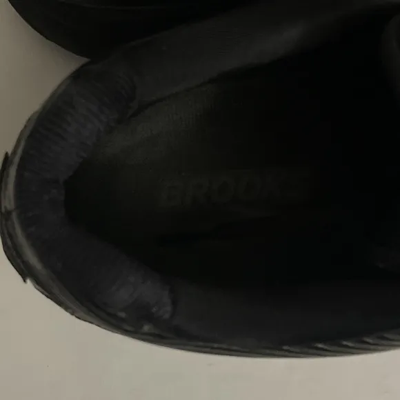 BROOKS Addiction Walker 2 Men’s Shoes Size 13 D Black Leather tennis athletic