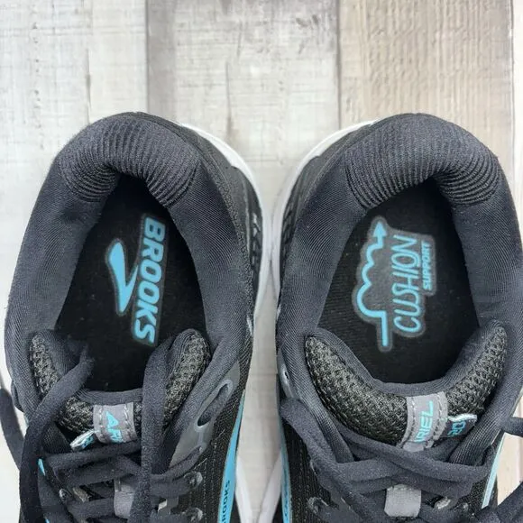 Brooks Ariel 20 Womens Size 8 Wide Running Shoes Lace Up Athletic Sneakers Black