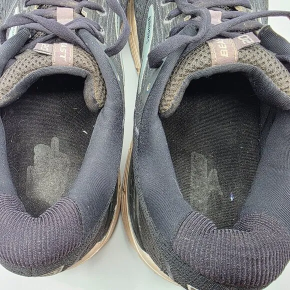 Brooks Beast 20 Mens Size 12.5 Black Athletic Shoes Walking Casual 1103271D051