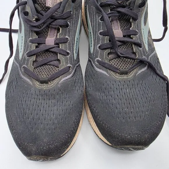 Brooks Beast 20 Mens Size 12.5 Black Athletic Shoes Walking Casual 1103271D051