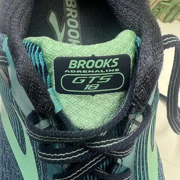 Brooks Blue Adrenaline GTS 18 Sneakers Size 11.5 Running Walking Shoes