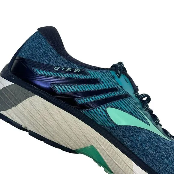Brooks Blue Adrenaline GTS 18 Sneakers Size 11.5 Running Walking Shoes