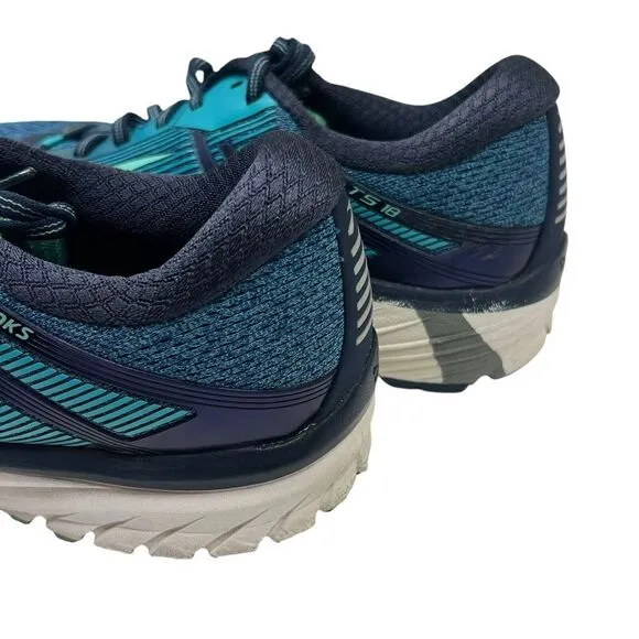 Brooks Blue Adrenaline GTS 18 Sneakers Size 11.5 Running Walking Shoes