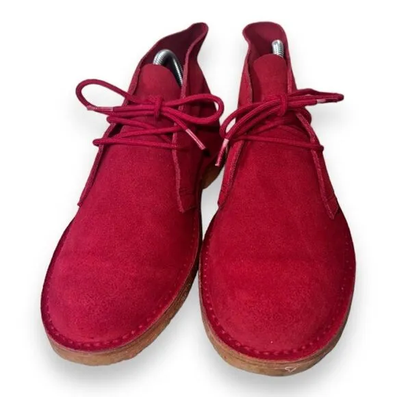 Brooks Brother Red Suede Chukka Boots 59072026 Men's 8