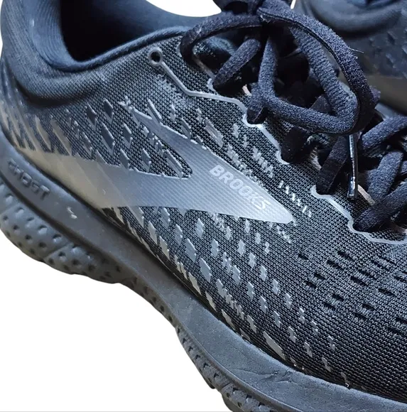 Brooks Ghost 13 Mens Black Running Sneaker