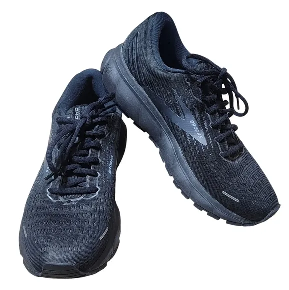 Brooks Ghost 13 Mens Black Running Sneaker