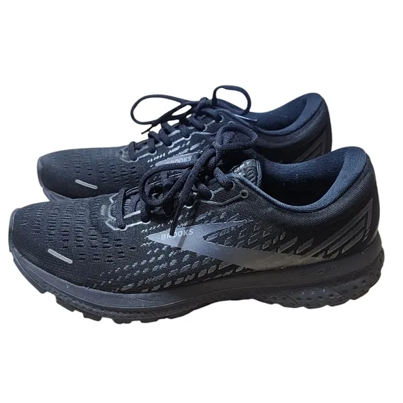 Brooks Ghost 13 Mens Black Running Sneaker