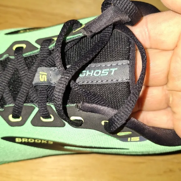 Brooks Ghost 15 mens lime green shoes in a size 14. They're new without a box.