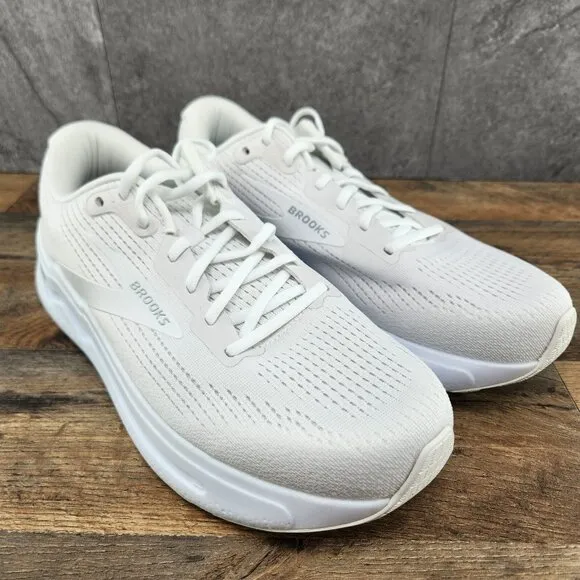 Brooks Ghost Max 2 Size 11 Mens Bright White Casual Walking Running Shoes