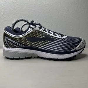Brooks Ghost LE 10 Gold/Blue Athletic Running Shoes